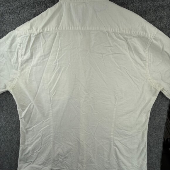 Barbour Tailored Fit Us Size XL Long Sleeve White Button Up Shirt Cotton Adult - Picture 12 of 16
